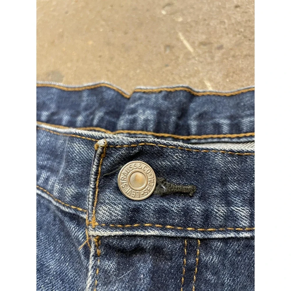 Levis 550 Jeans‎ Mens 40x30 Medium Wash Blue Relaxed Fit Tapered Leg Zip Fly
